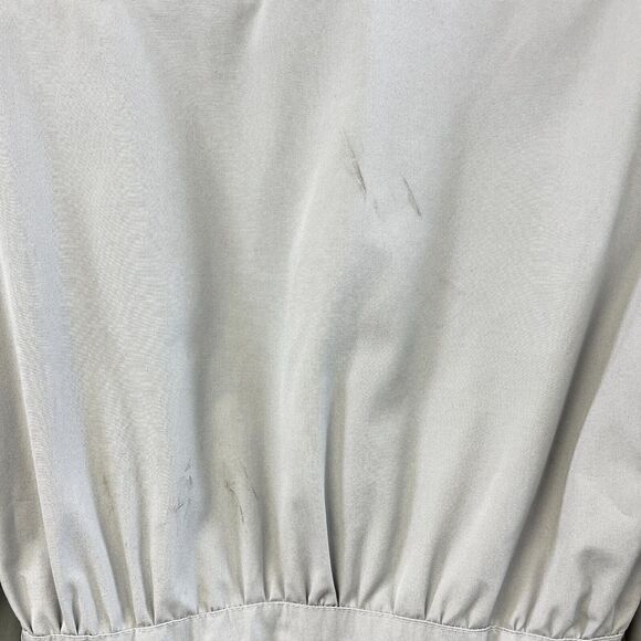 VTG Nordstrom Brass Plum Dress Trench Coat Size 11 Retro Modest Minimalist Gray - Picture 5 of 10